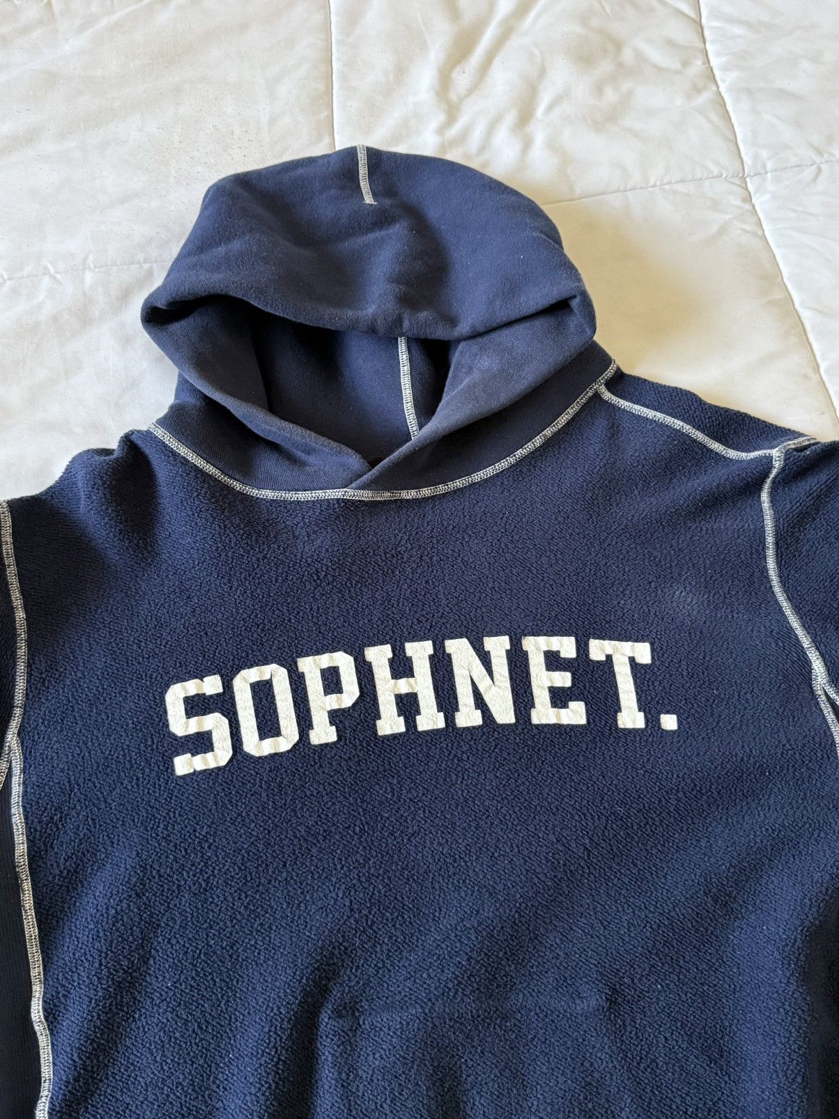 Sophnet. SOPHNET. Reversible Men's Navy Hoodie Size US M / EU 48-50 / 2 - 2 Thumbnail