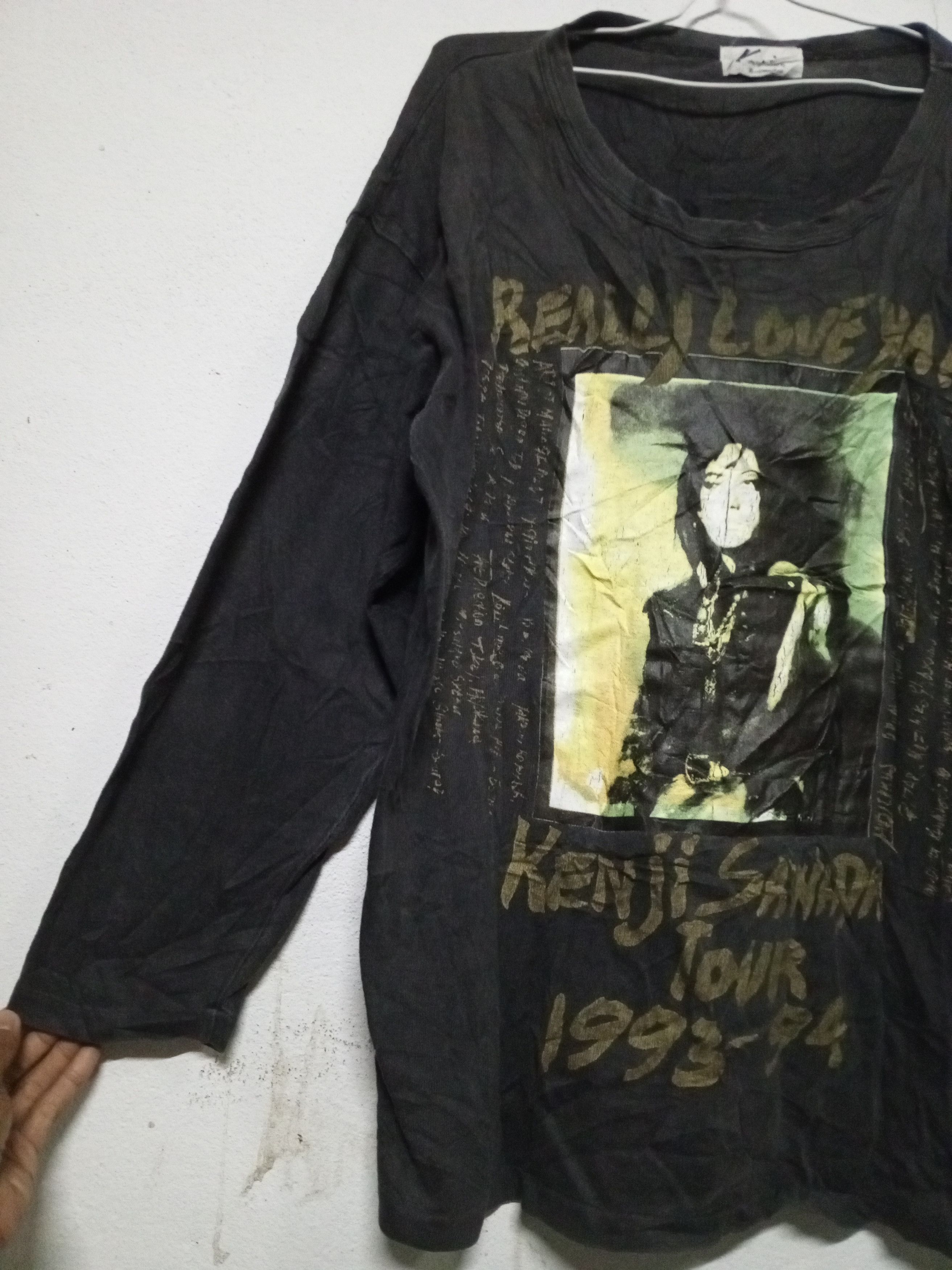 Band Tees vtg90s ♨️BAND JAPAN ♨️KENJI SAWADA TOUR 1993-94 YEAR Size US XL / EU 56 / 4 - 2 Thumbnail