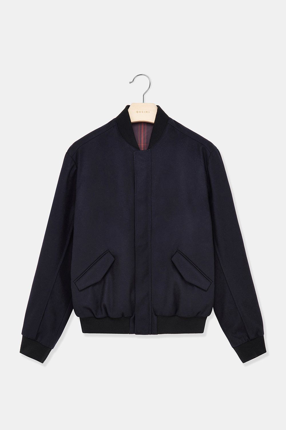 Other Qasimi Atayal Reversible Felt Bomber Navy 48 Size US M / EU 48-50 / 2 - 2 Thumbnail