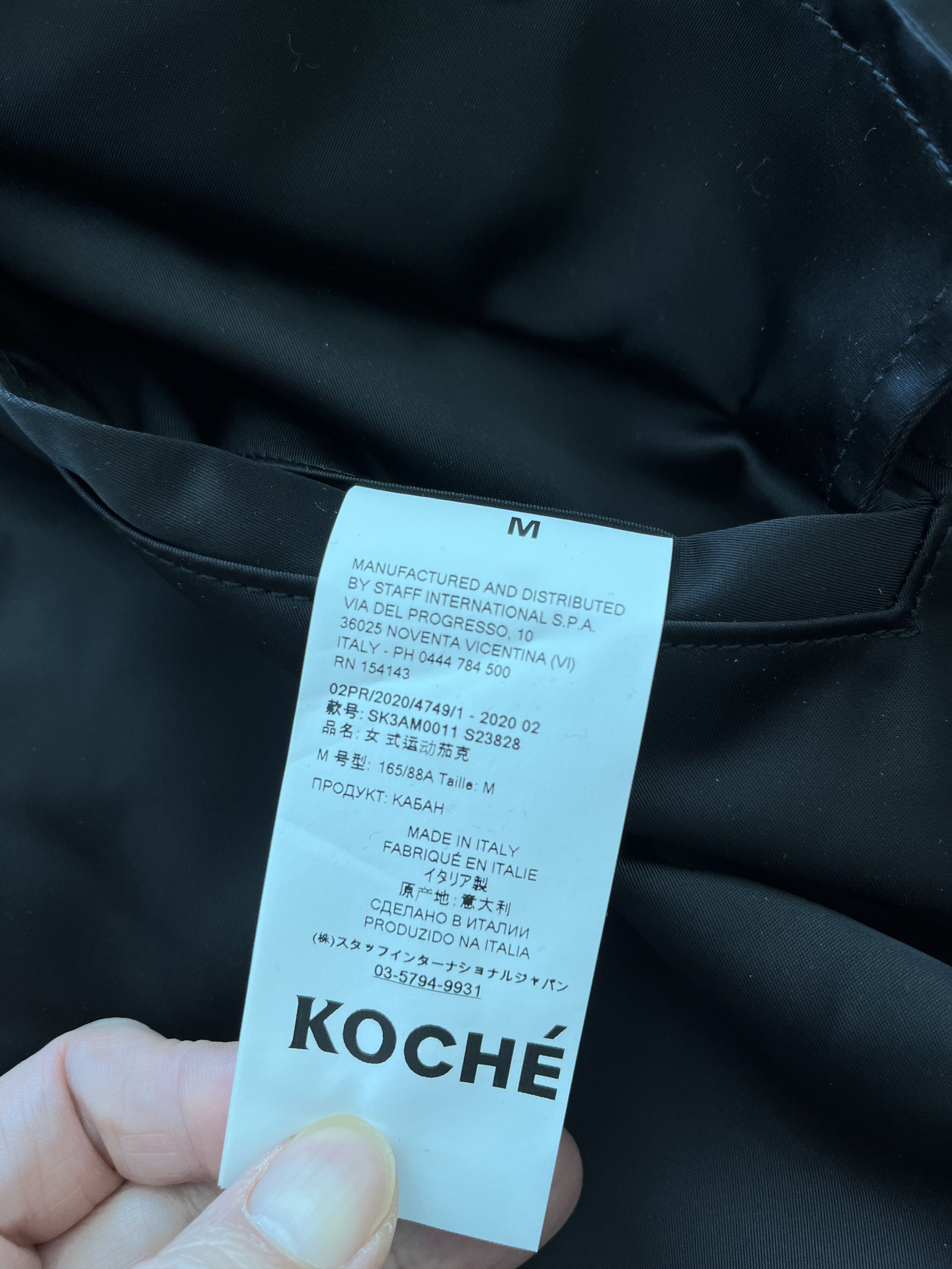 Other Paris Designer Koche Reversible Nylon Fleece Bomber Cape Size US M / EU 48-50 / 2 - 15 Thumbnail