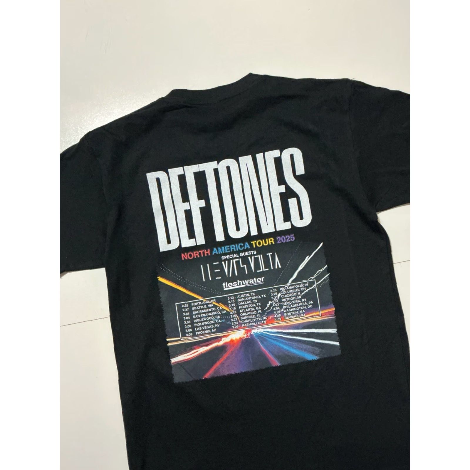 Vintage VINTAGE Deftones North American Tour 2025 The Mars Volta Fleshwater Graphic T-Shirt Mens M Black Owl Skull Pro Dada Band Shirt Size US M / EU 48-50 / 2 - 4 Thumbnail