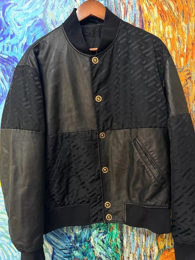 Versace Versace Leather jacket, leather jacket, cotton jacket, top Size US M / EU 48-50 / 2 - 4 Thumbnail
