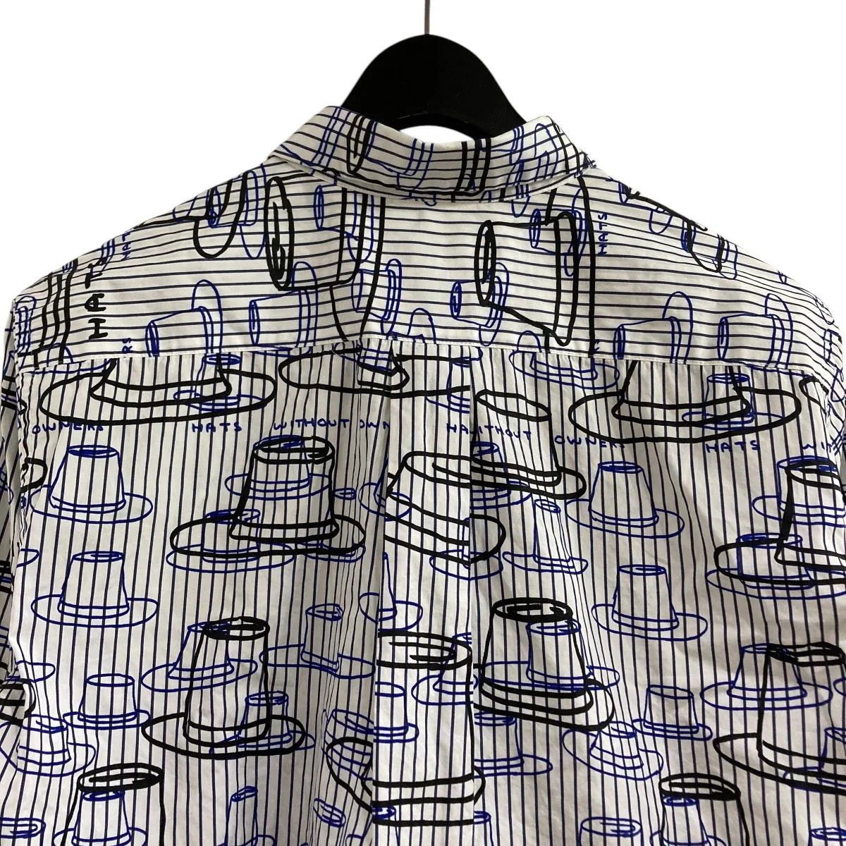 Comme des Garcons × Comme des Garcons Homme × Comme des Garcons Homme Deux AW21 David Shrigley Allover Graphic Button Up Shirt Size US XS / EU 42 / 0 - 4 Thumbnail