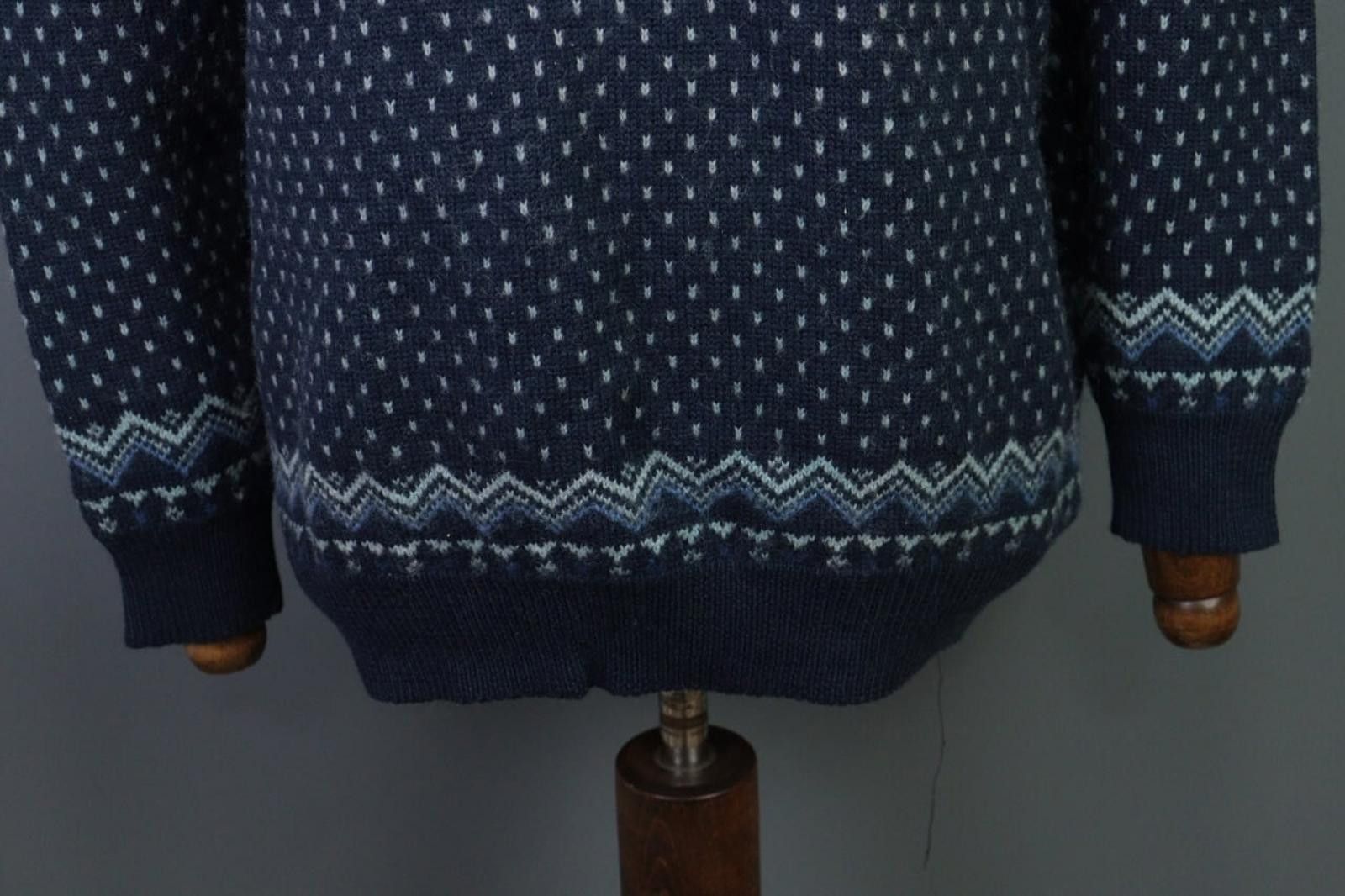 Dale Of Norway Wind-Fjord Blue Fair Isle Snowflake Wool Sweater Size M/L Size US M / EU 48-50 / 2 - 4 Thumbnail