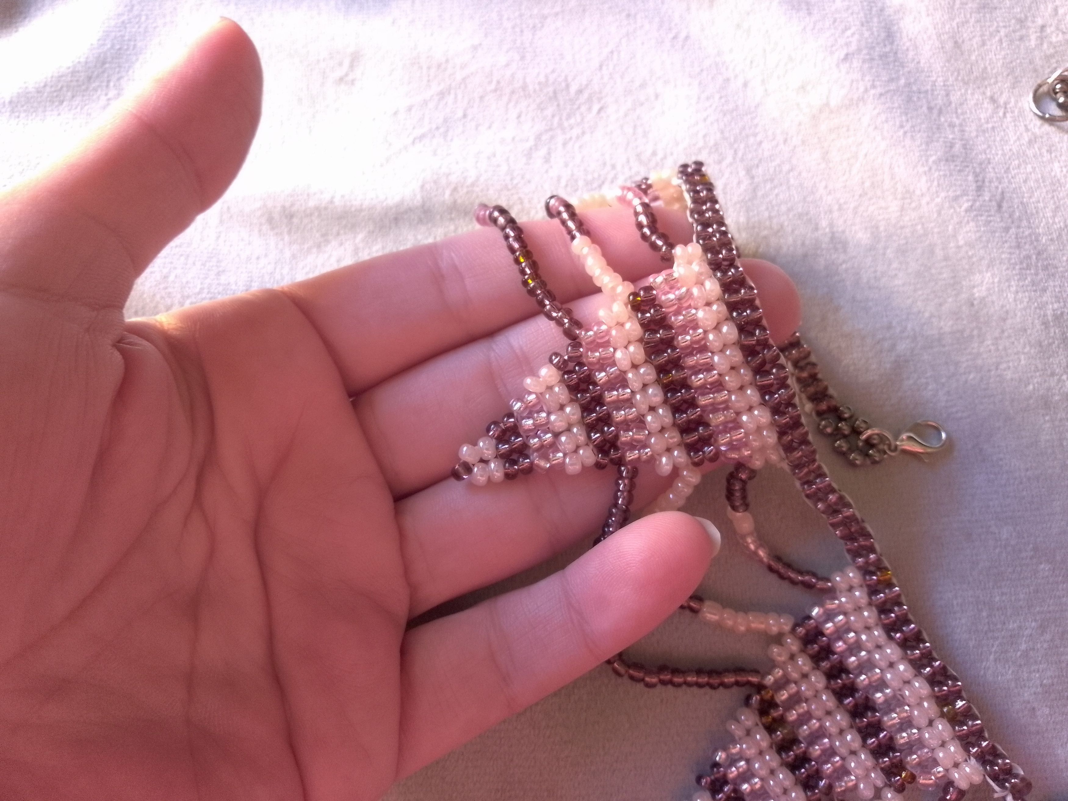 Handmade Necklace Beaded Ethnic Style Embroidered Size ONE SIZE - 5 Thumbnail