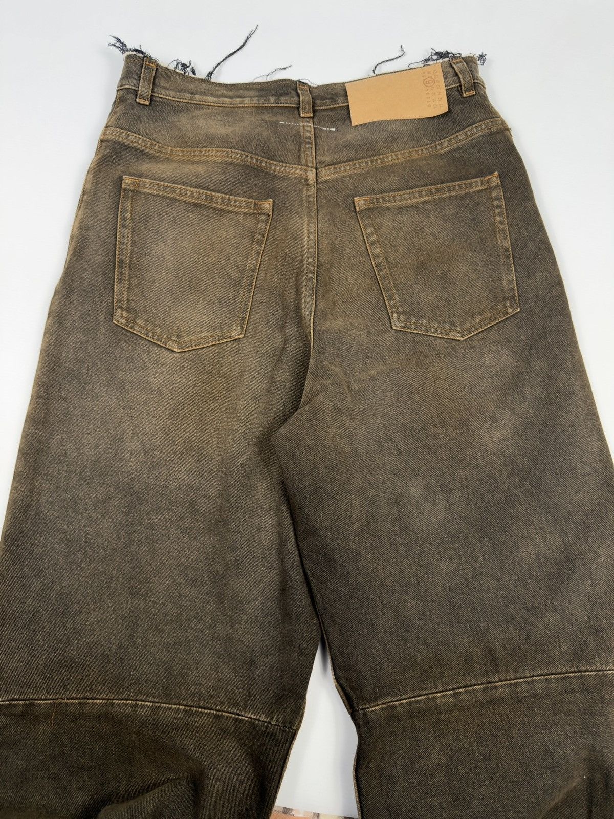 Maison Margiela DS Maison Margiela Rare Faded Raw Cut Baggy Denim Jeans Size US 30 / EU 46 - 3 Thumbnail