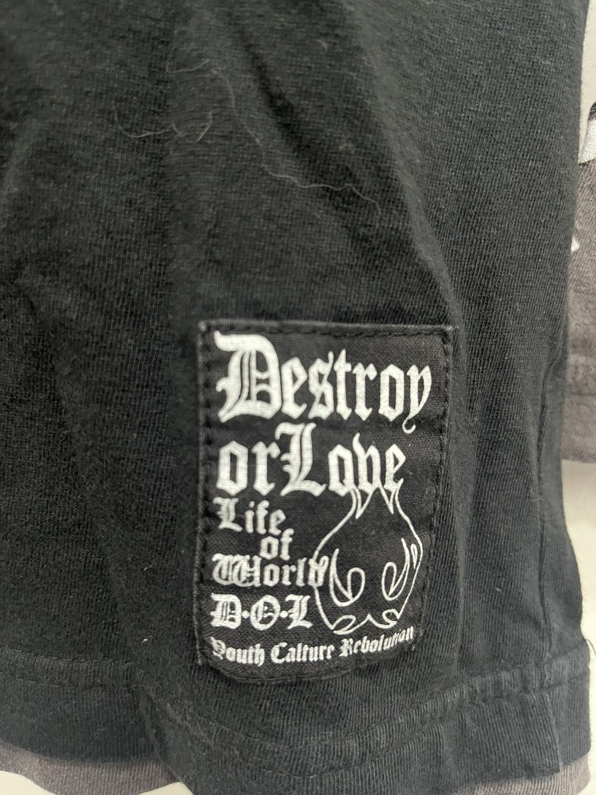 Japanese Brand Jeaning Wild Japanese Poem Gothic Punk LGB Style Tees Size US M / EU 48-50 / 2 - 4 Thumbnail