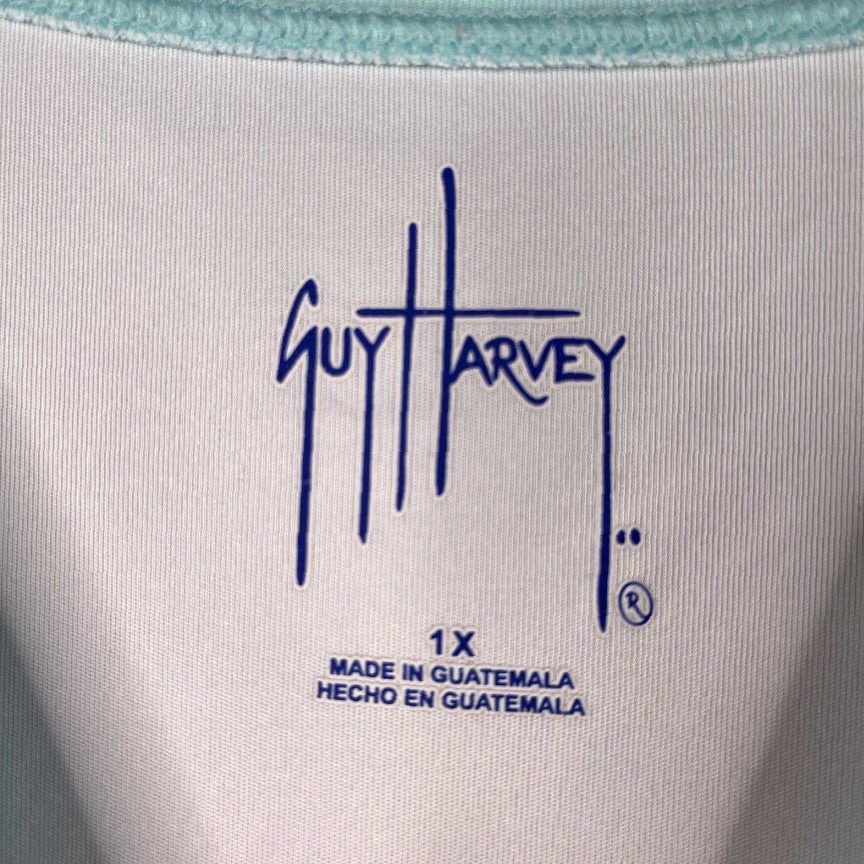 Guy Harvey Guy Harvey Shirt Womens Long Sleeve Ocean Print 1X Water UV Protection Multicolor Beach Fishing Activewear Size XL / US 12-14 / IT 48-50 - 7 Thumbnail