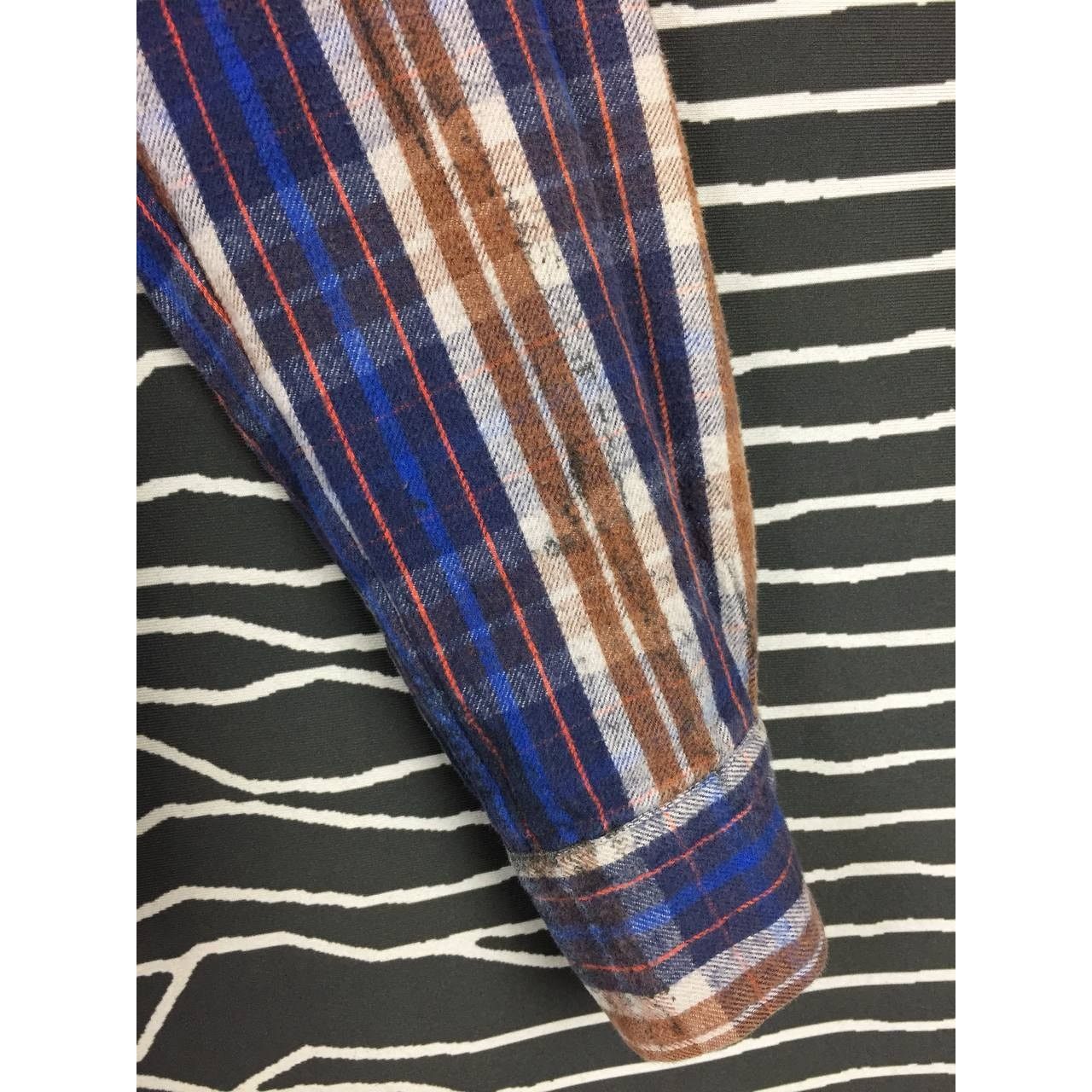 Flannel × Japanese Brand × NANO universe Nano Universe Grunge Aesthetic Plaid Flannel Shirt Size US M / EU 48-50 / 2 - 6 Thumbnail