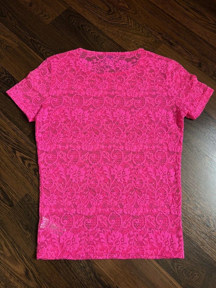 Kenzo KENZO T-shirt Lace Polyamide Pink Size S/M Made In Italy Size M / US 6-8 / IT 42-44 - 11 Thumbnail