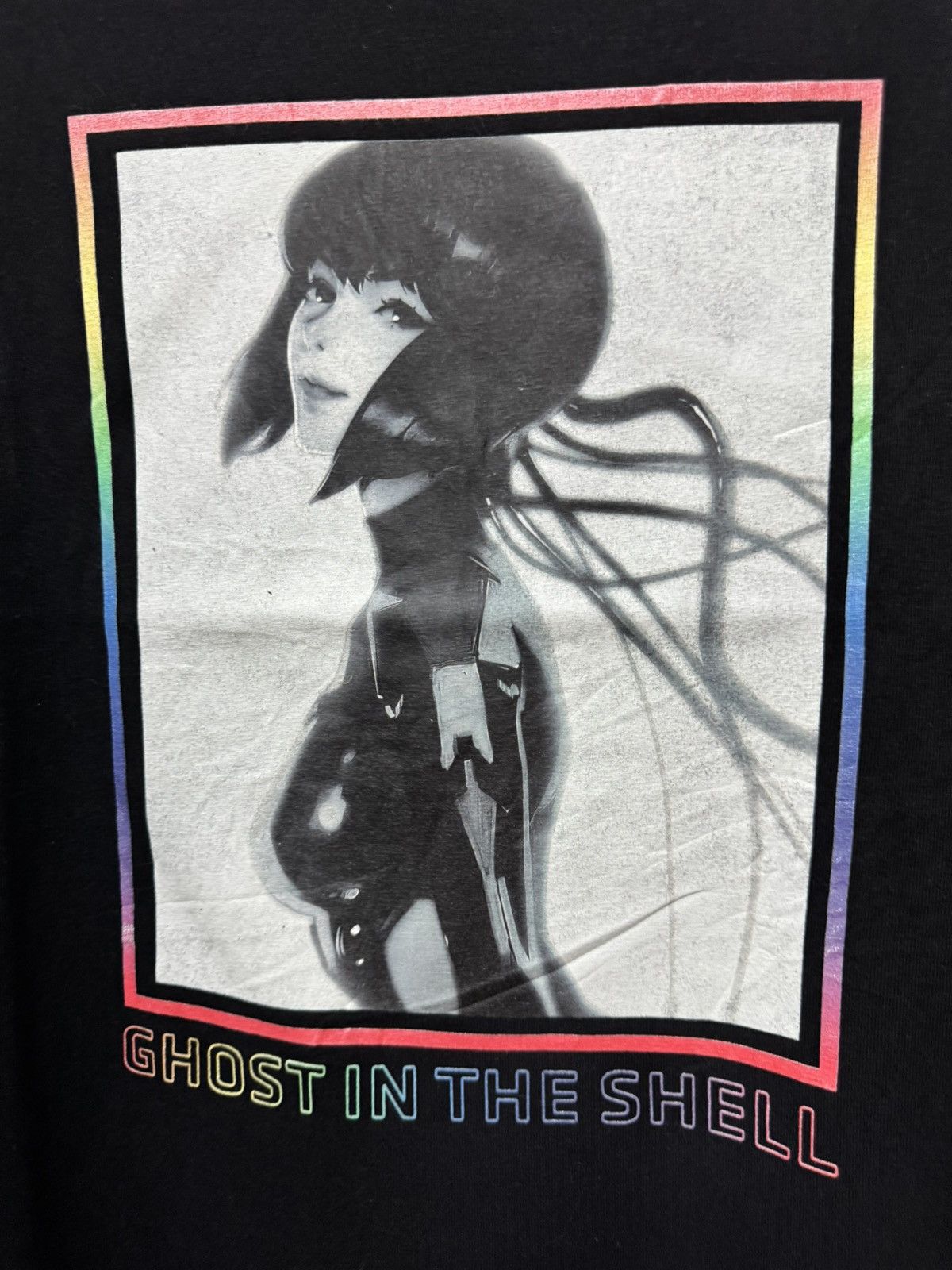 Anime Ghost in The Shell Anime Action T shirt Size US XL / EU 56 / 4 - 2 Thumbnail