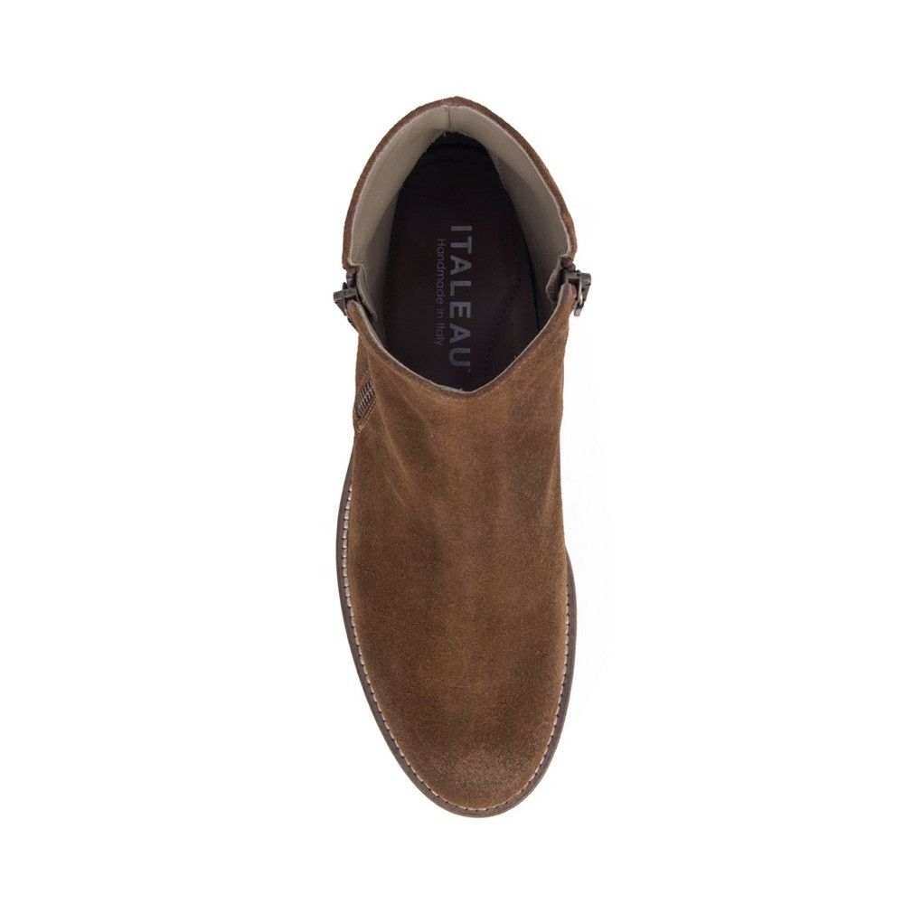 Other ITALEAU Foliana Waterproof Suede Boots Nut Brown Size EU/38 Size US 7.5 / IT 37.5 - 4 Thumbnail