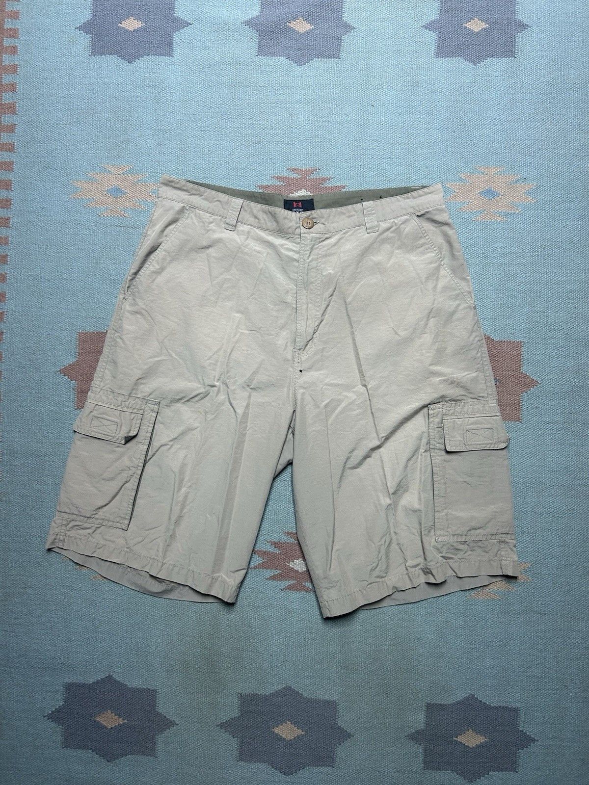 Vintage Emergency Exit cargo shorts cotton nylon khaki tan hiking 36 Size US 36 / EU 52 - 1 Thumbnail