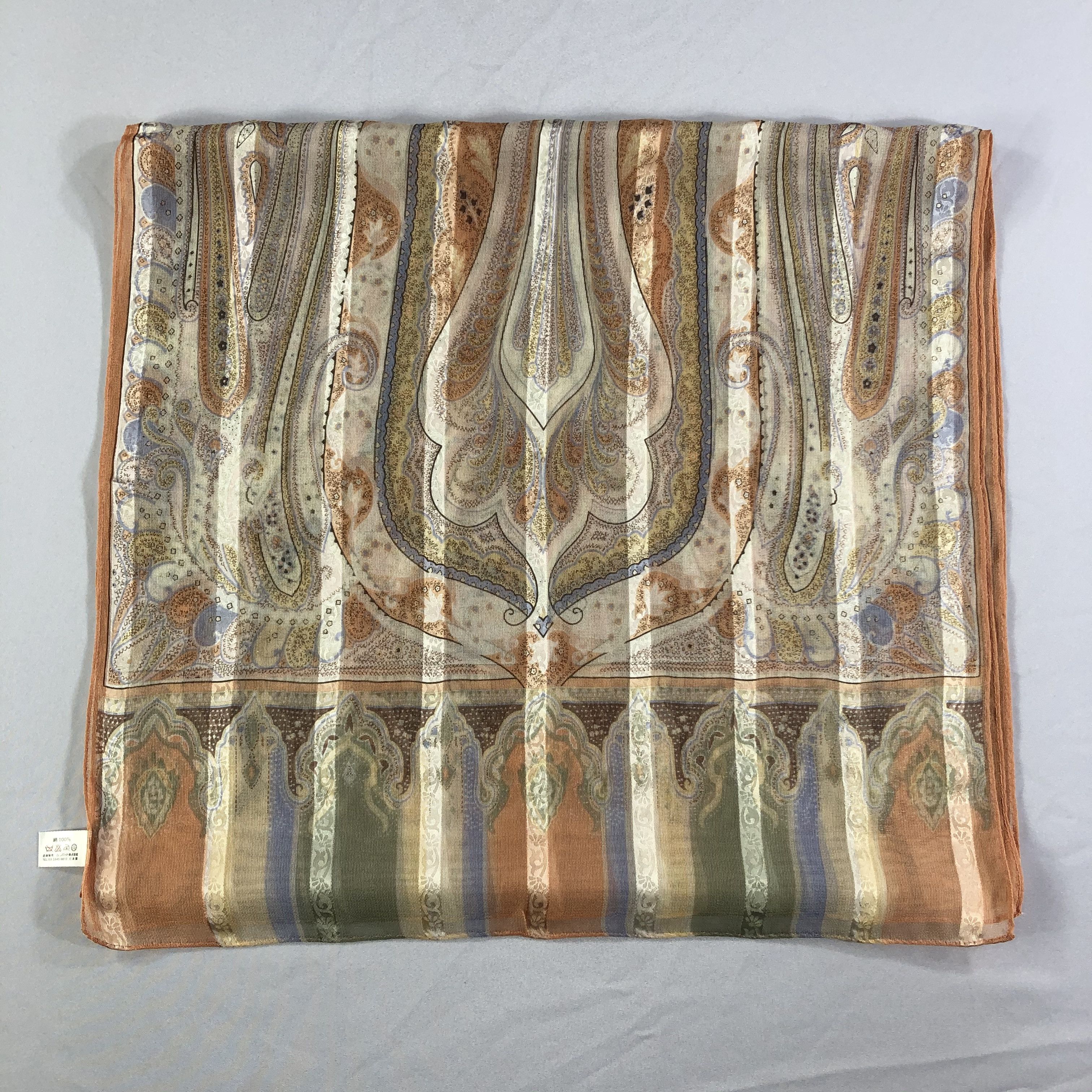 Vintage Vintage Silk Scarf Size ONE SIZE - 3 Thumbnail