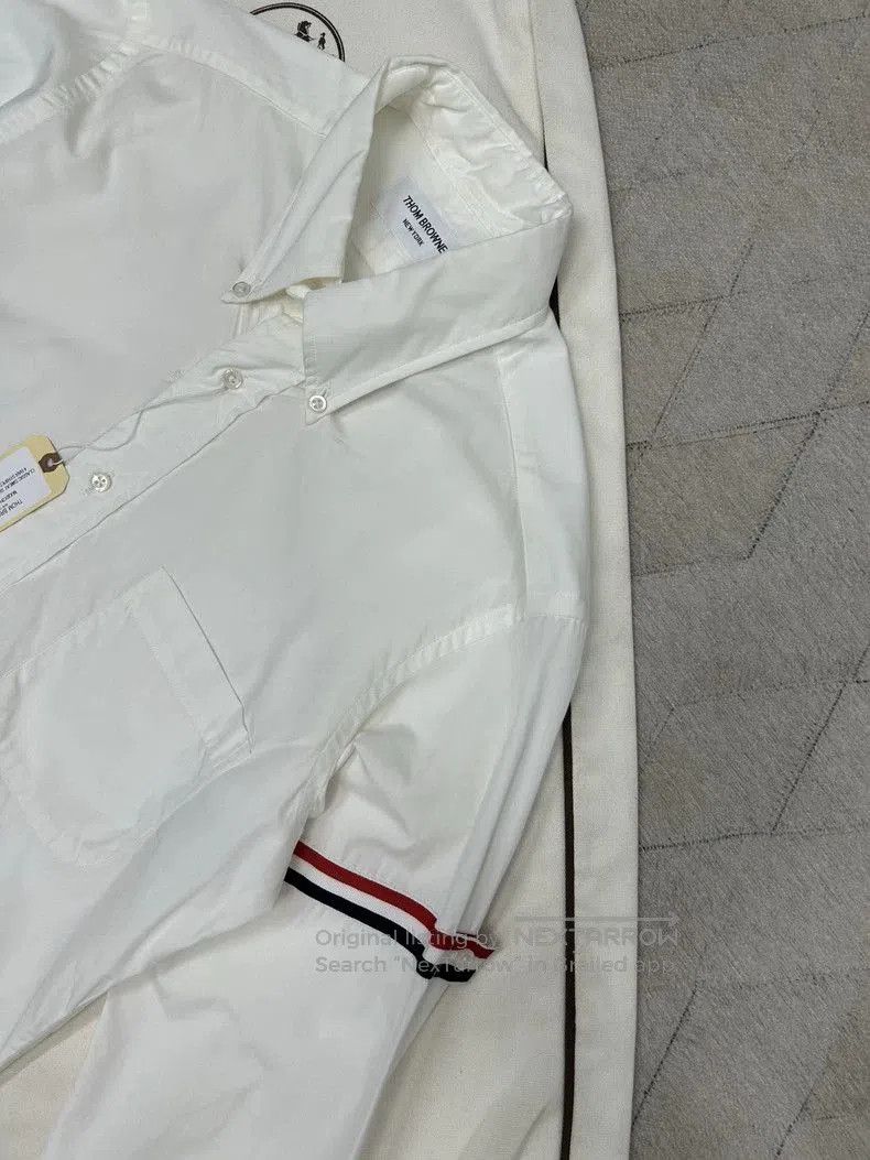 Thom Browne Thom Browne 24SS Ribbon White Shirt. Size US S / EU 44-46 / 1 - 3 Thumbnail