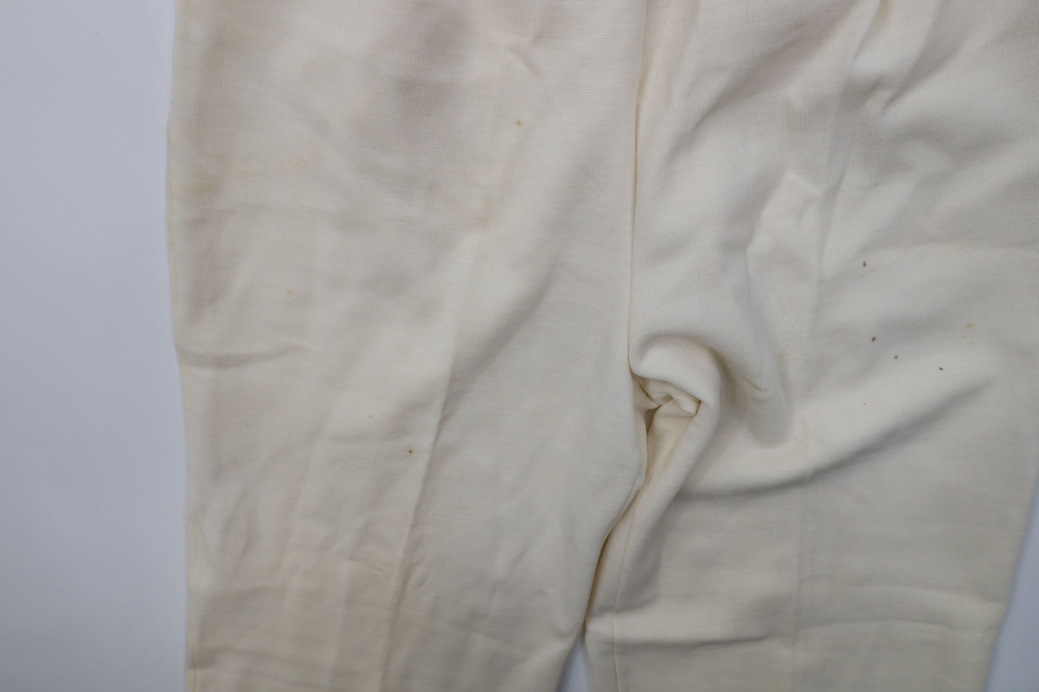 Vintage Vintage 70s Streetwear Wool Bell Bottoms Pants Cream USA Size 36" / US 14 / IT 50 - 8 Thumbnail
