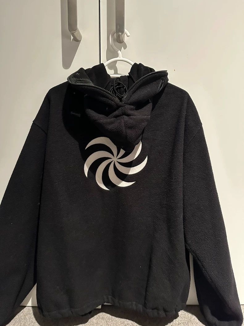 Vetements Vetements Gimp Mask Black Bullet Zip Fleece Hoodie Size US M / EU 48-50 / 2 - 5 Thumbnail