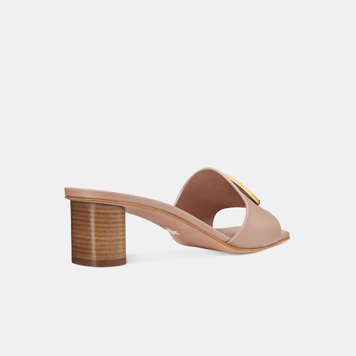 Dior o1bcso1str0225 Heeled Slide in Nude Size US 5 / IT 35 - 3 Thumbnail