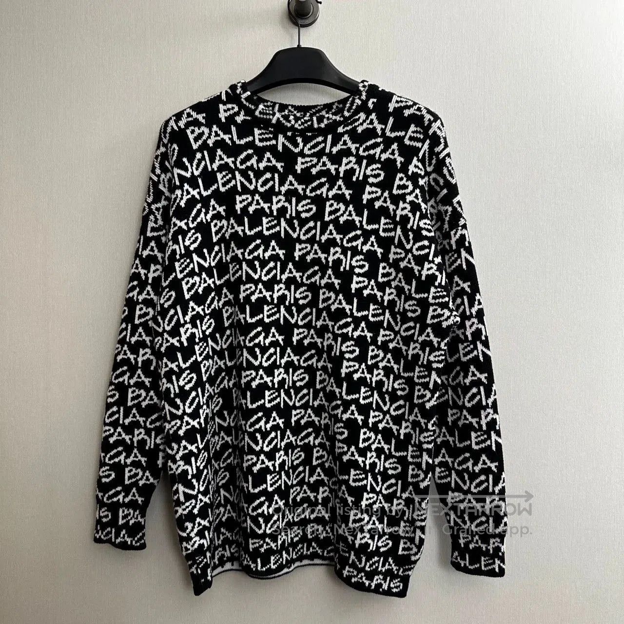 Balenciaga Balenciaga Knit All-Over Print Sweater. Size US XS / EU 42 / 0 - 1 Thumbnail