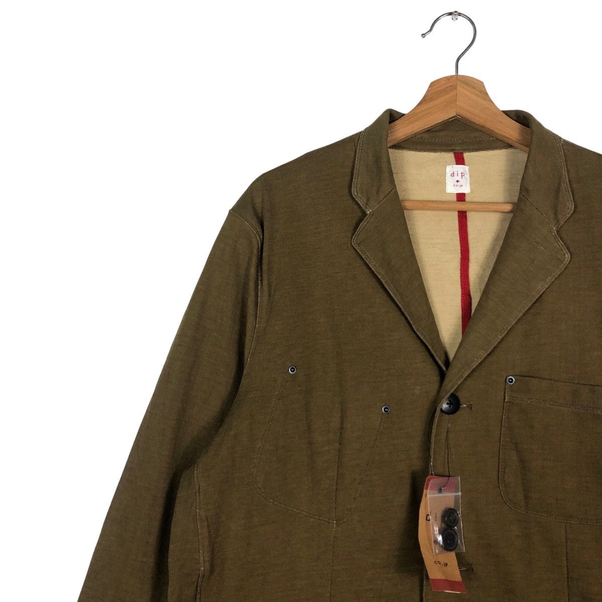 Issey Miyake 🔥NWT Vintage Chore Work Jacket DIP Double Breast Japan Size US L / EU 52-54 / 3 - 7 Thumbnail