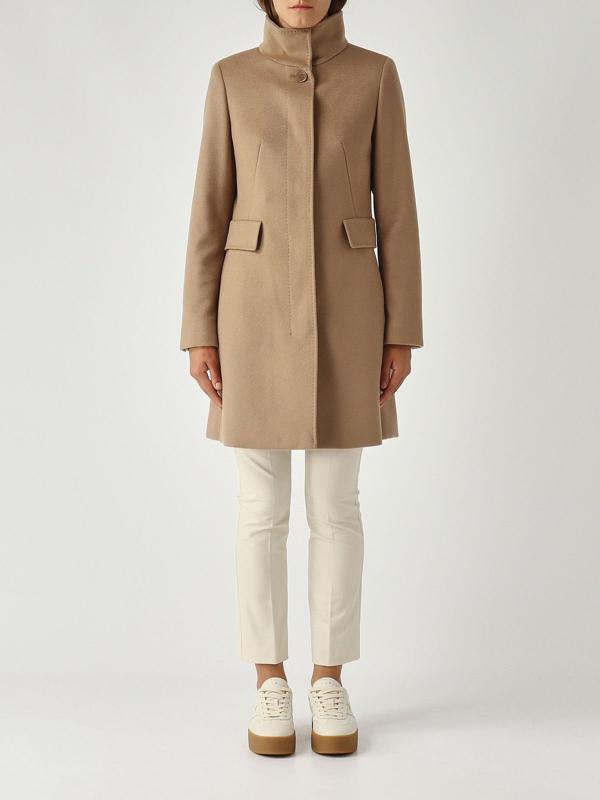Max Mara Max Mara Camel Hair Coat Women's Wool Size XS / US 0-2 / IT 36-38 - 2 Thumbnail