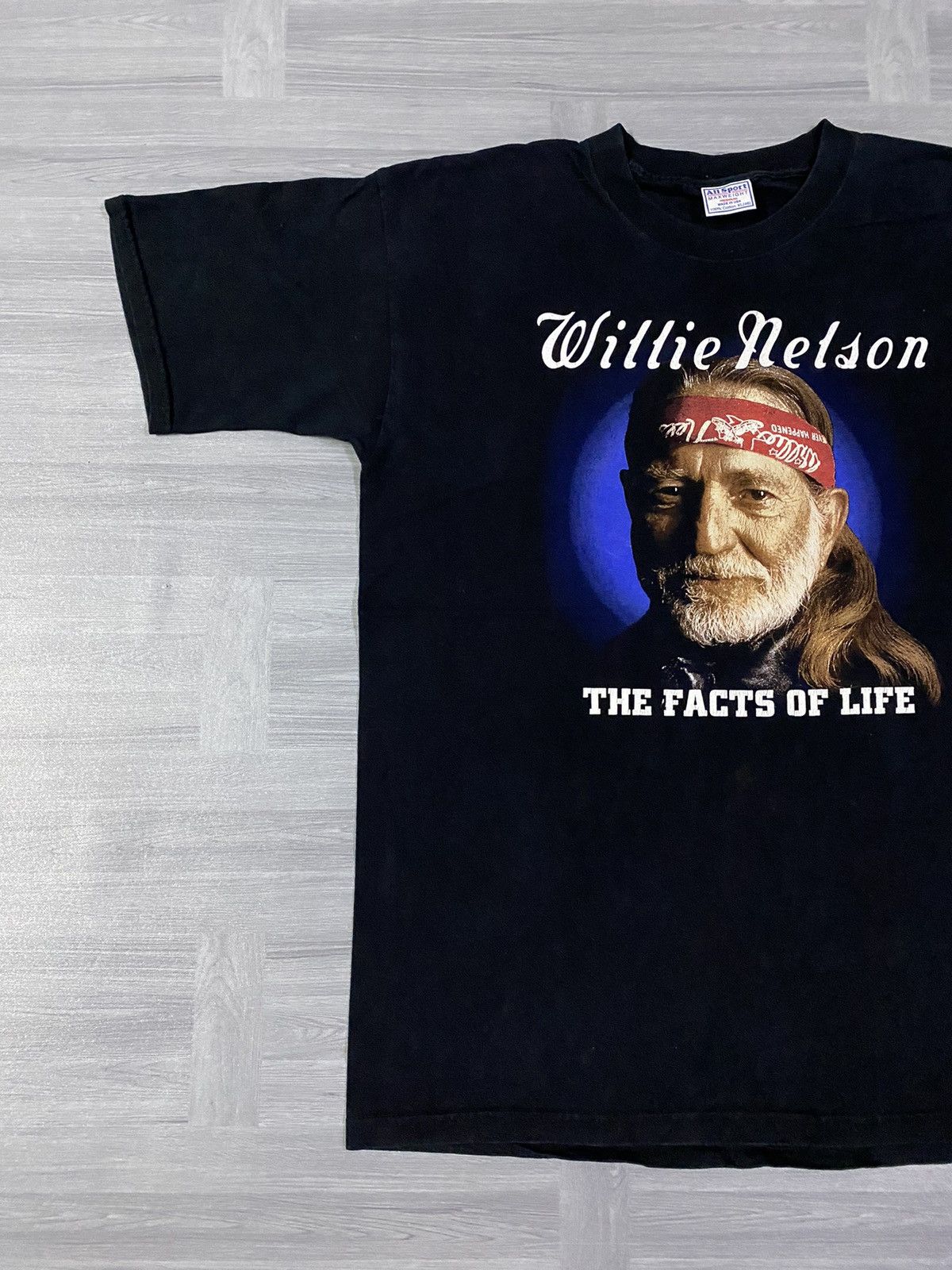 Band Tees Vintage Willie Nelson - The Facts of Life Book Promo Tour Size US XL / EU 56 / 4 - 5 Thumbnail