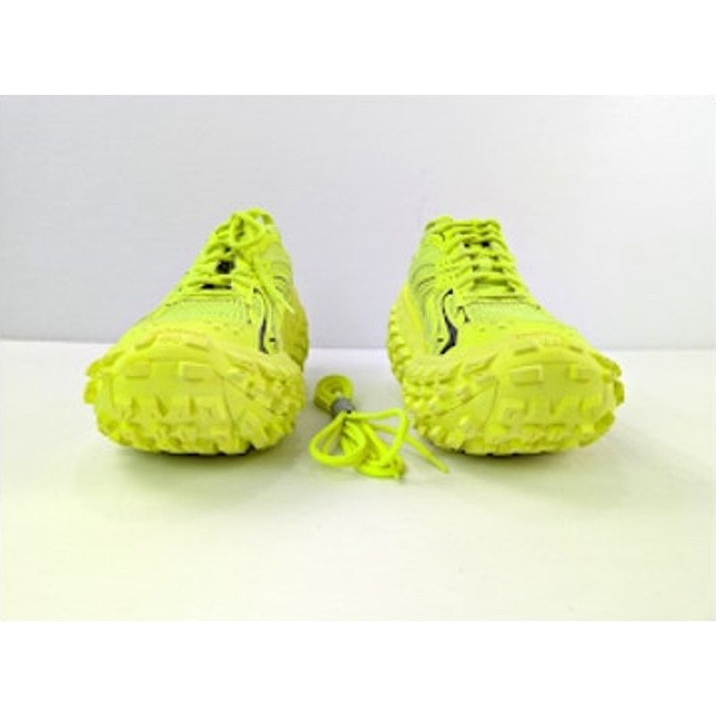 Balenciaga o1rshd1 Bouncer / Defender Sneaker in Fluo Yellow / Black Size US 11 / EU 44 - 5 Thumbnail