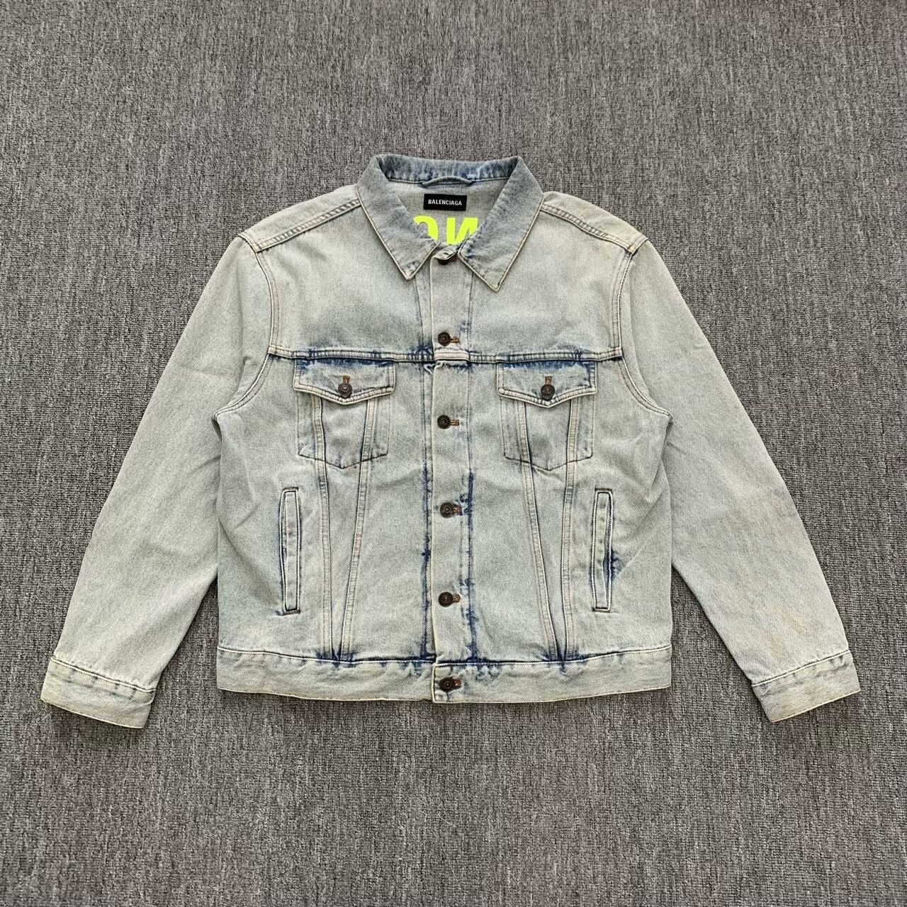 Balenciaga balenciaga logo vintage denim jacket Size US L / EU 52-54 / 3 - 1 Thumbnail