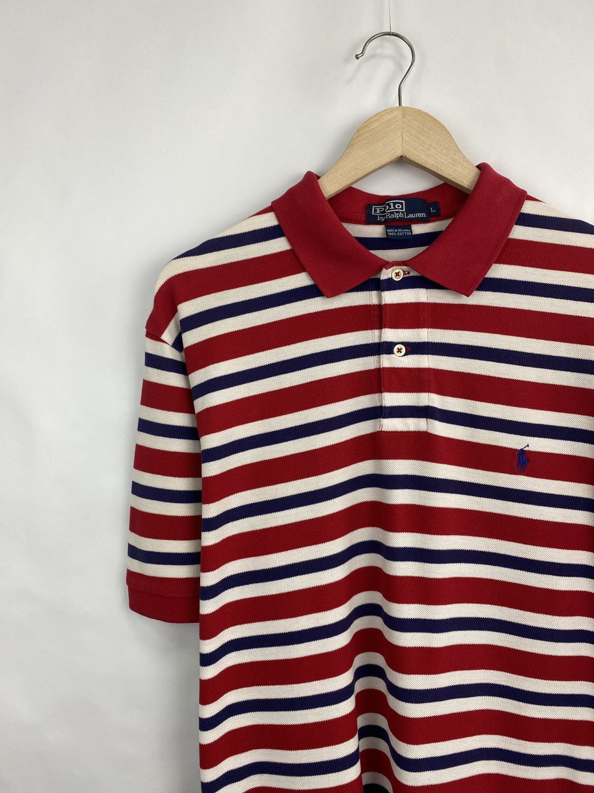Polo Ralph Lauren 🇺🇸 Vintage 90s Polo Ralph Lauren Polo T-Shirt Rare Chief Keef Size US L / EU 52-54 / 3 - 2 Thumbnail