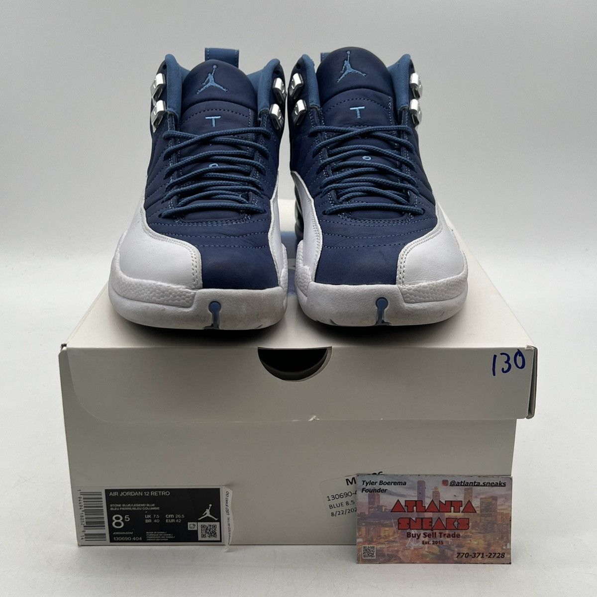 Jordan Brand Air Jordan 12 indigo Size US 8.5 / EU 41-42 - 2 Thumbnail