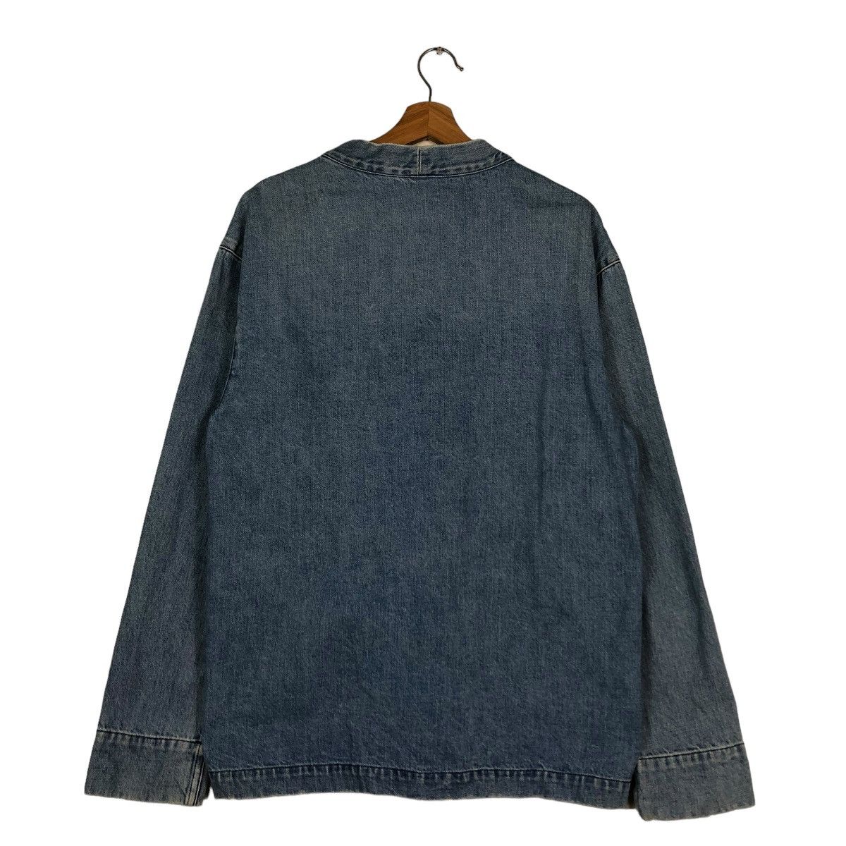 Japanese Brand 🔥VINTAGE KIMONO DENIM JAPAN TRADITIONAL PATCH WORK DESIGN Size US S / EU 44-46 / 1 - 8 Thumbnail