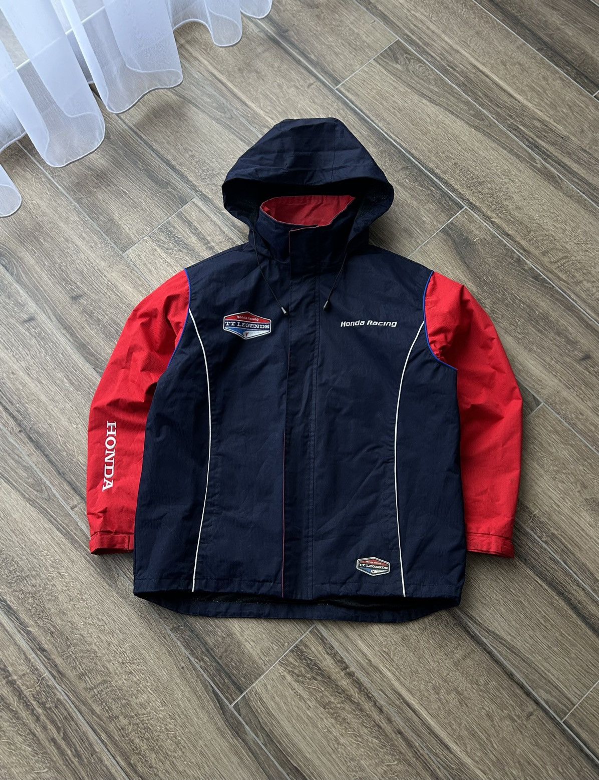 Honda × NASCAR Vintage Honda Racing TT Legends Rare jacket mens Size US M / EU 48-50 / 2 - 1 Thumbnail