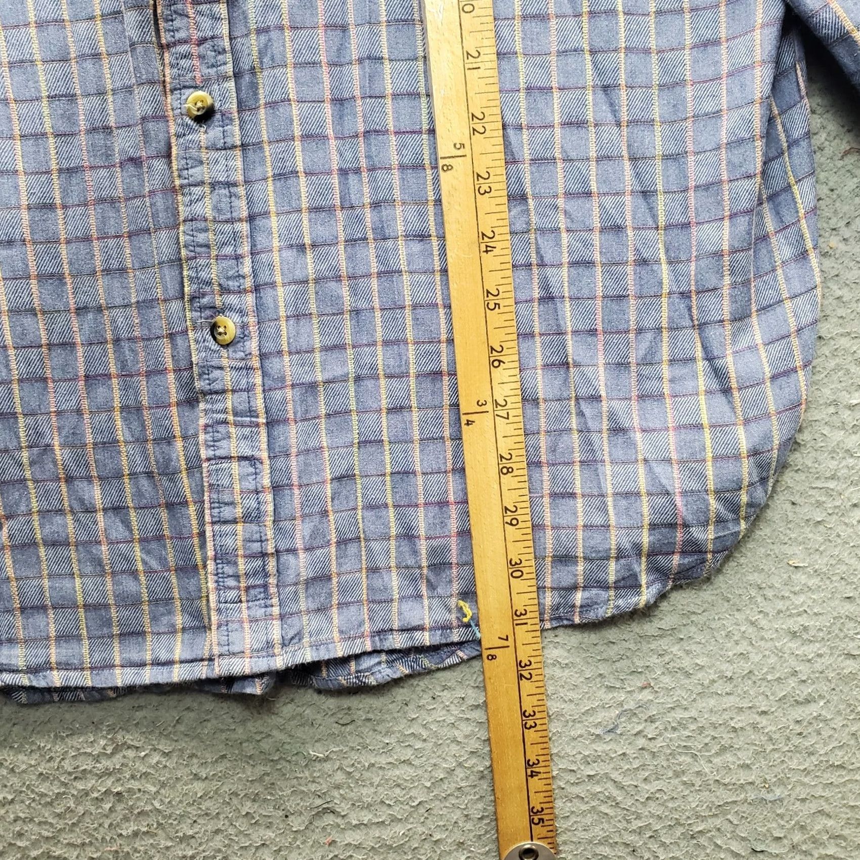 The Territory Ahead Territory Ahead Shirt Mens XL Multi Check Chest Pocket Collared Button Down Size US XL / EU 56 / 4 - 5 Thumbnail
