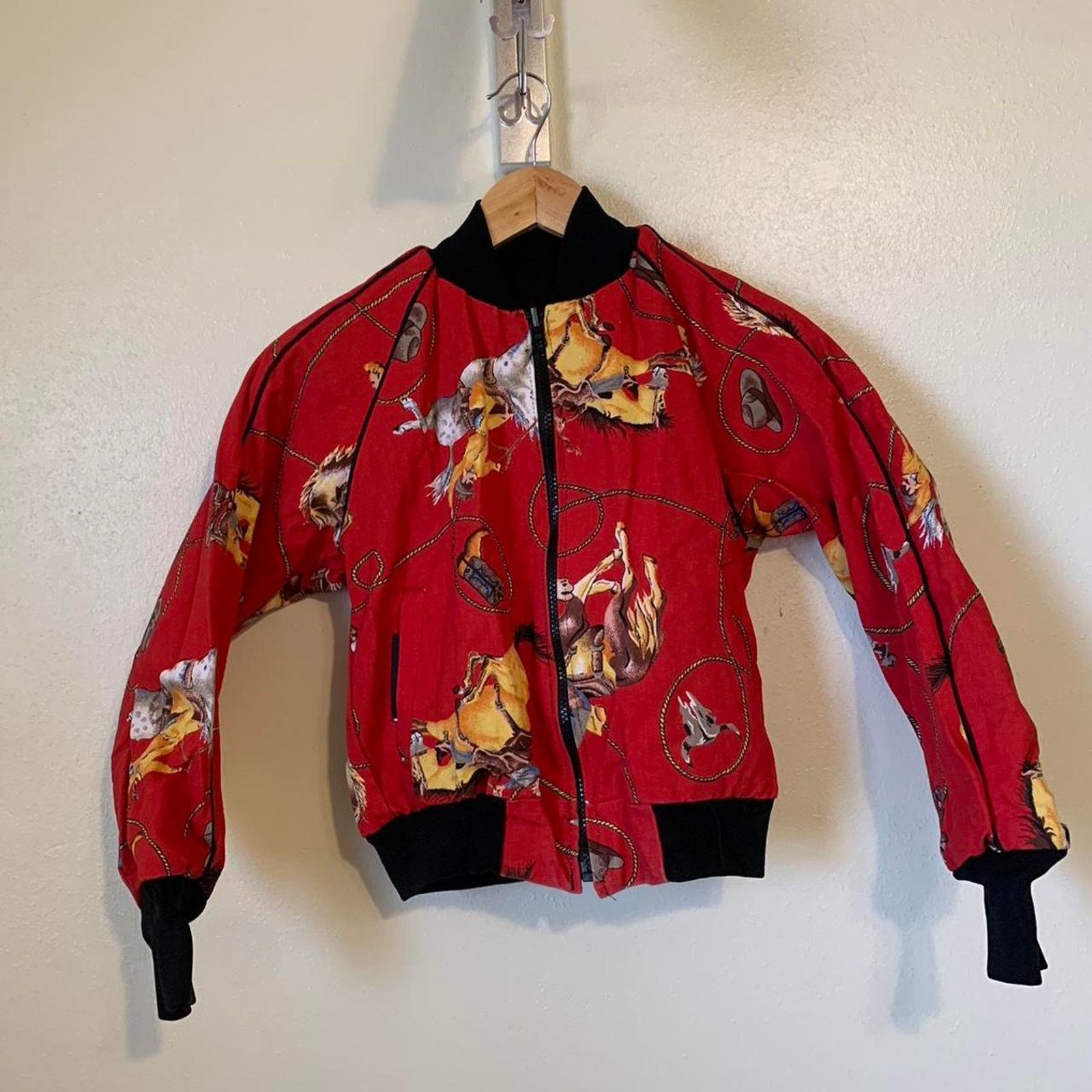 Vintage Vintage 90s Kyta Make Co. Western Reversible Bomber Jacket Size M / US 6-8 / IT 42-44 - 4 Thumbnail