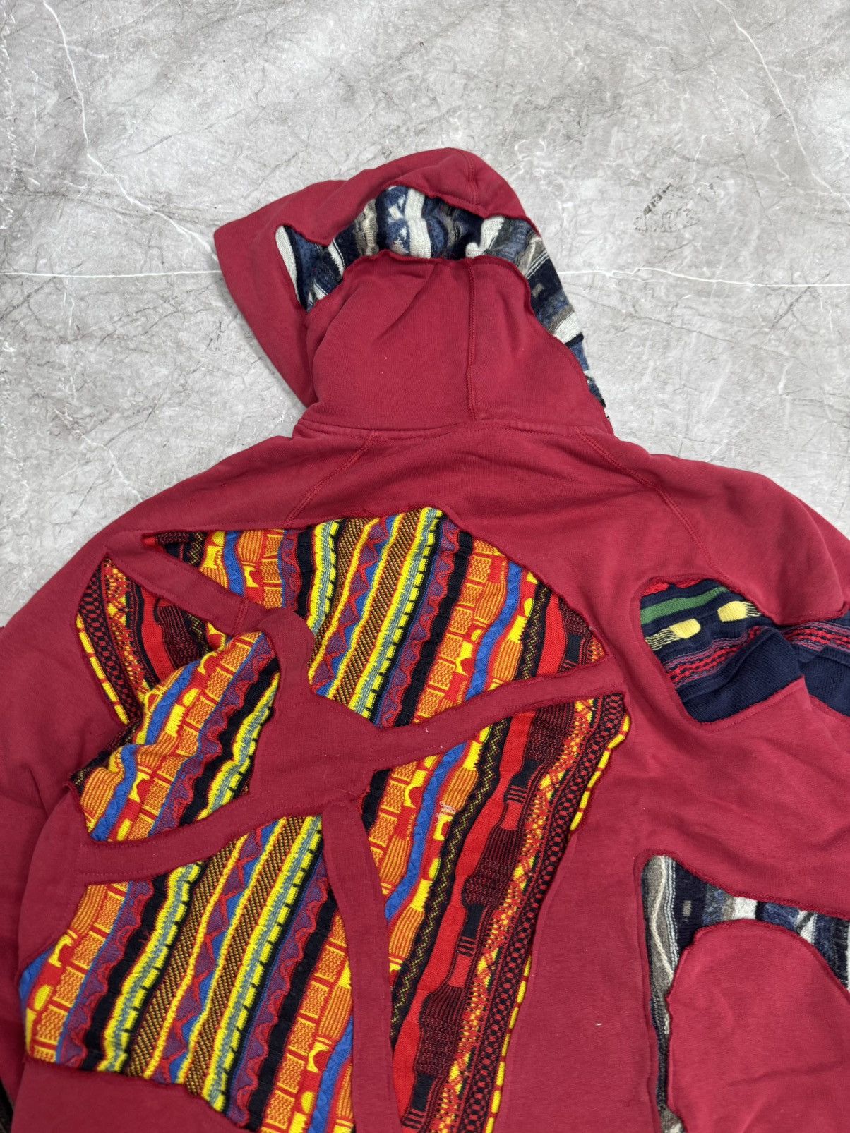 REWORKED NIKE 1 of 1 Coogi sweater custom hoodie sweatshirt