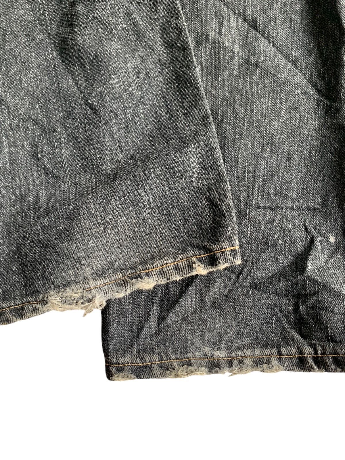 Edwin × If Six Was Nine × Kapital EDWIN SELVEDGE 505 BUTTON FLY RUSTY DISTRESSED DENIM Size US 30 / EU 46 - 17 Thumbnail