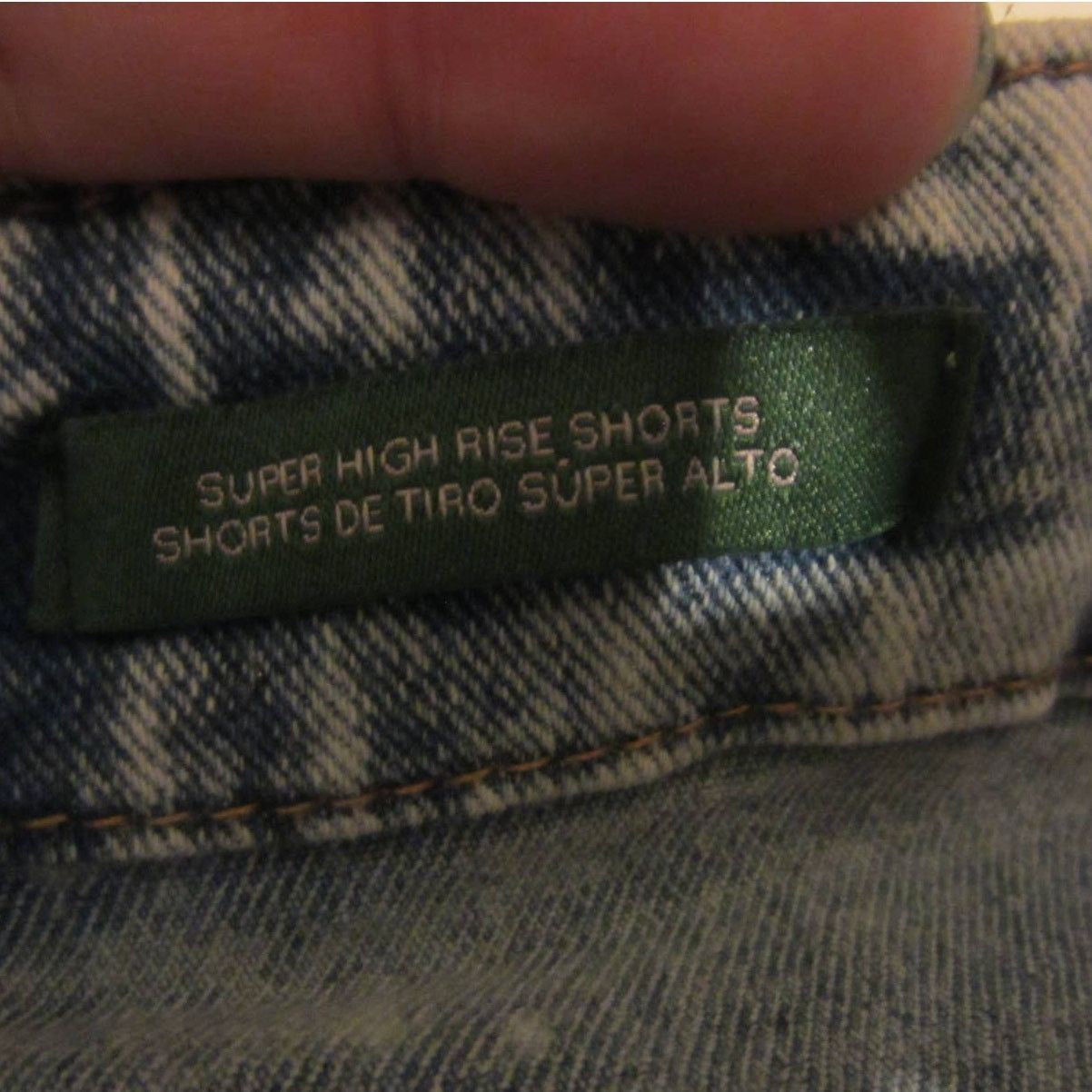 Other Y2K Streetwear Light Wash Denim Super High Rise Shorts 16 Size 38" / US 16 / IT 52 - 6 Thumbnail