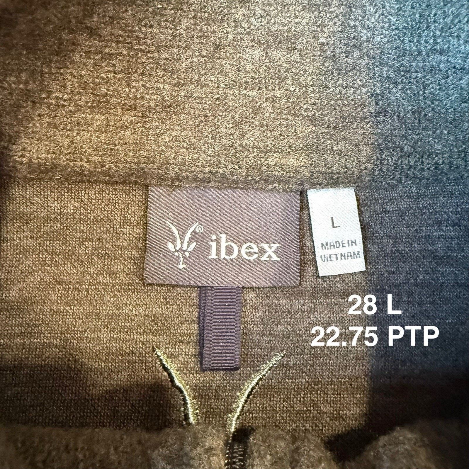 Ibex Ibex Shak Vest Large Green Full Zip Merino Wool Winter Size US L / EU 52-54 / 3 - 6 Thumbnail