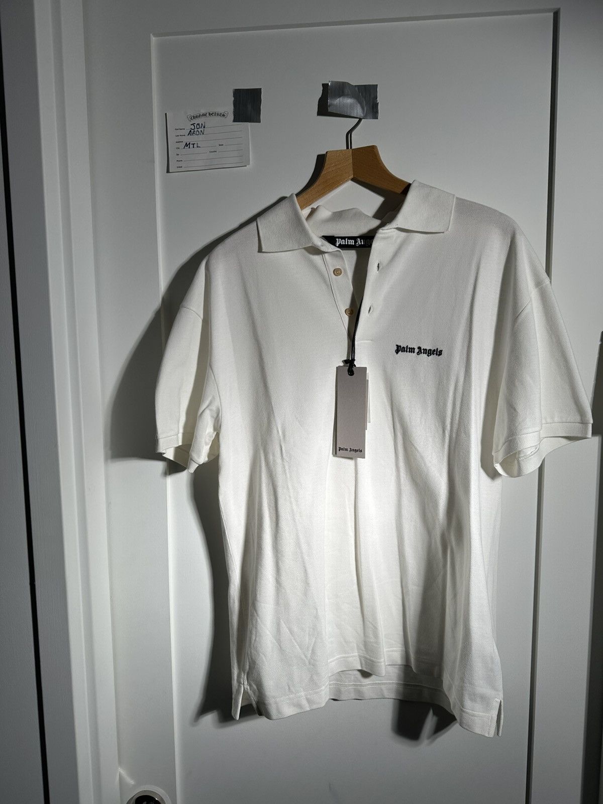 Palm Angels Palm Angels Logo polo Size US XL / EU 56 / 4 - 1 Thumbnail