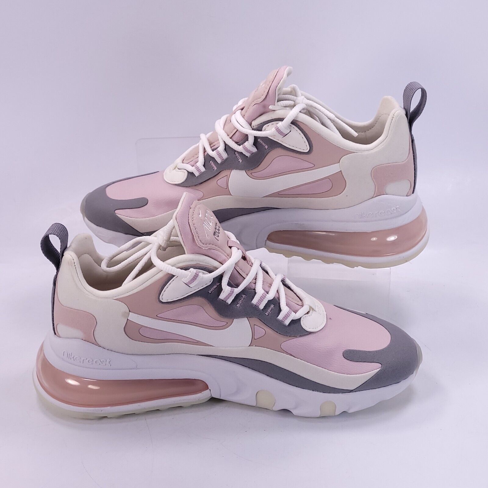 Nike Nike Air Max 270 React Shoe Womens Size 6.5 CI3899-500 Pink Size US 6.5 / IT 36.5 - 5 Thumbnail