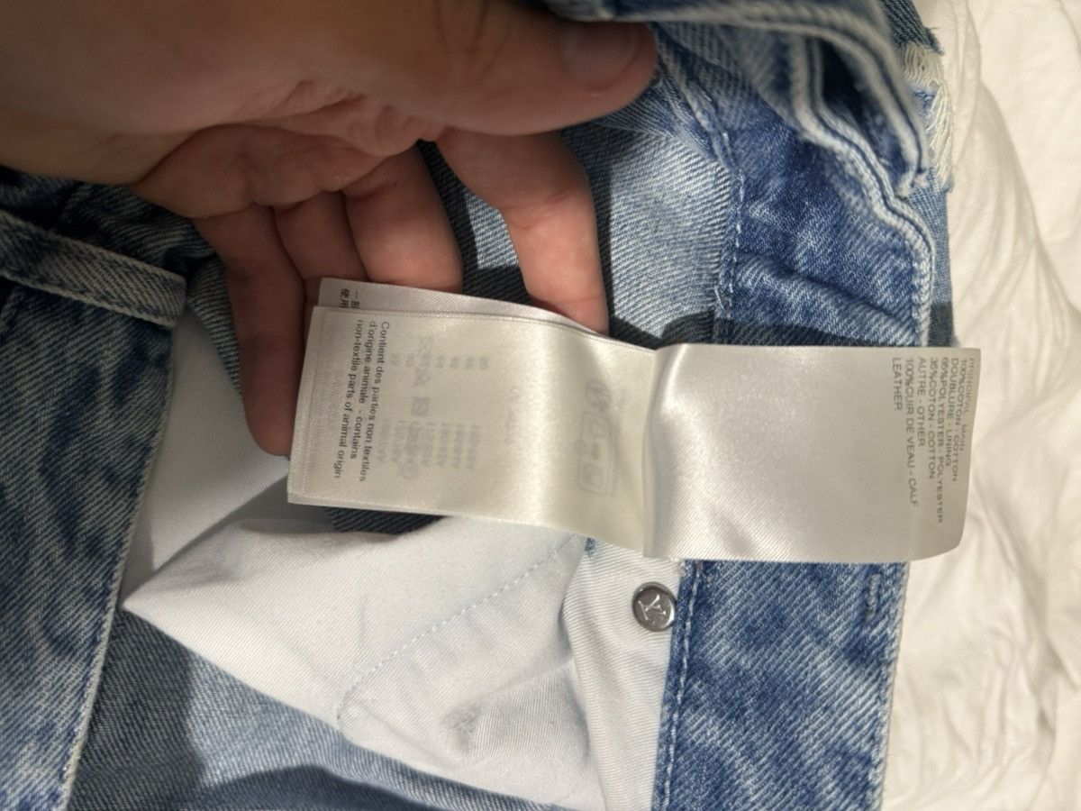 Louis Vuitton Louis Vuitton Lightwash Skater Monogram Jeans Size US 31 - 10 Thumbnail
