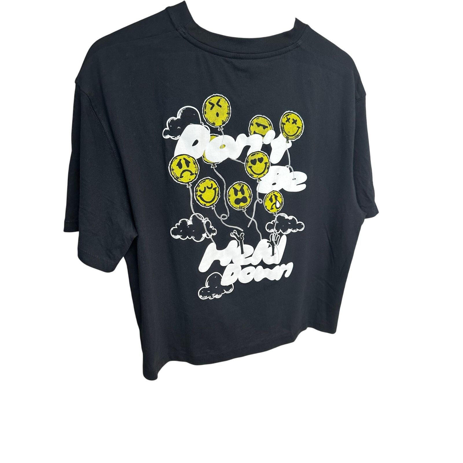 Fabletics Fabletics x S.W. Smiley Cotton T-Shirt - Size M - New Size US M / EU 48-50 / 2 - 2 Thumbnail