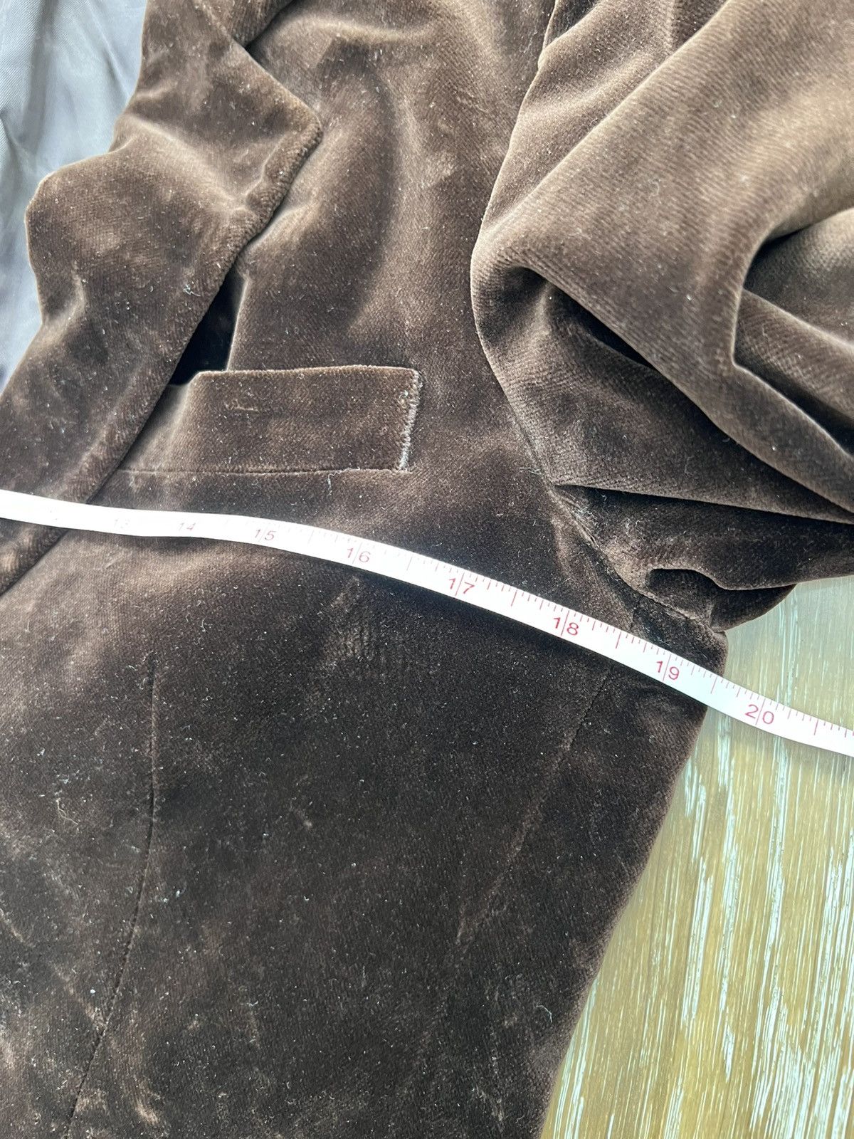 Vintage Vintage yves saint laurent brown velvet velour blazer jacket Size S / US 4 / IT 40 - 6 Thumbnail