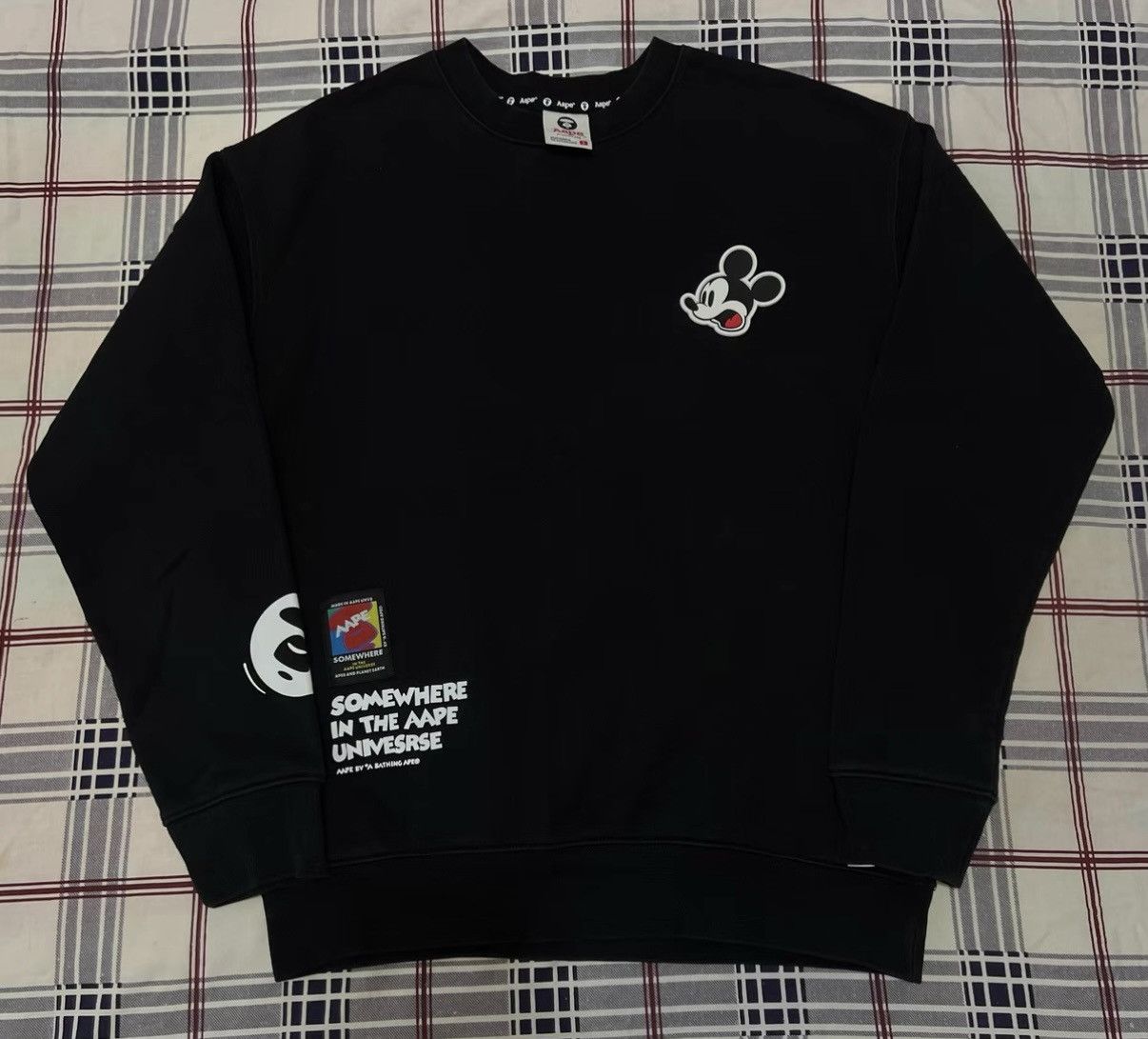 Bape Aape x Disney black hoodie Size US M / EU 48-50 / 2 - 1 Thumbnail