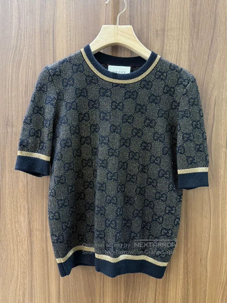 Gucci Classic GG wool short-sleeved knitwear