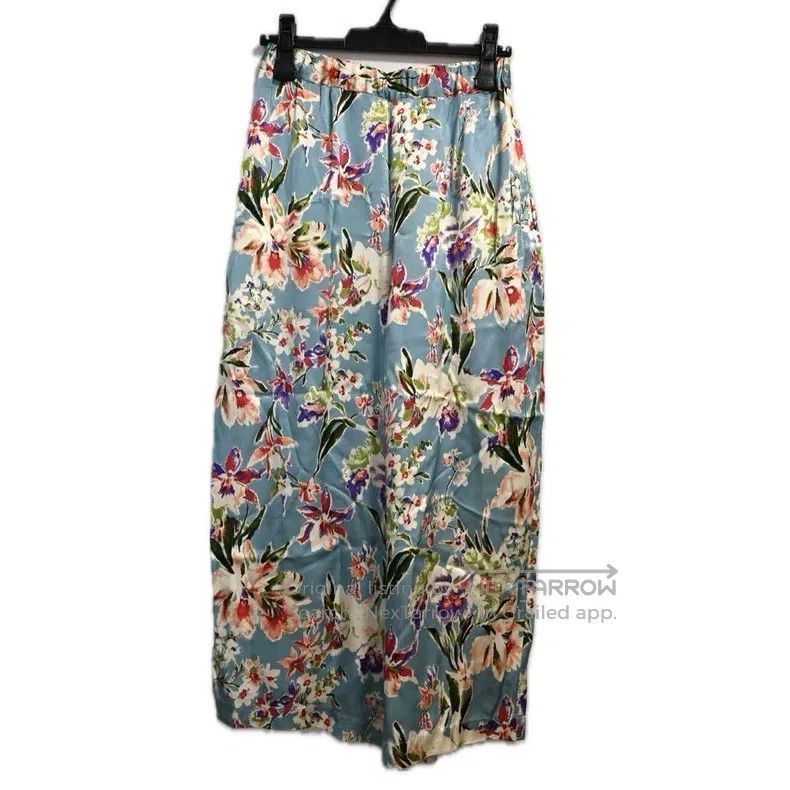 Junya Watanabe Junya Watanabe size S Floral Printed Wide Leg Pants Size 25" / US 0 / IT 36 - 1 Thumbnail