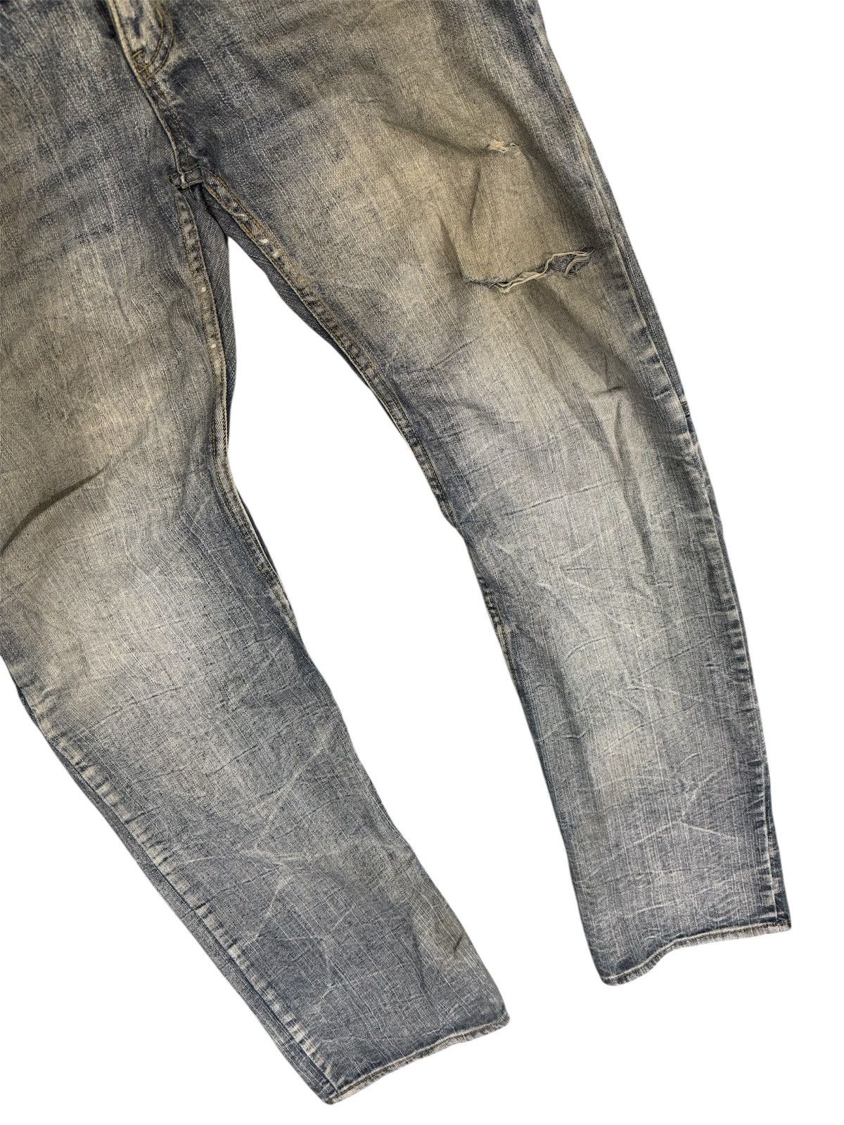 If Six Was Nine DOMINATE DOUBLE WAIST DISTRESSED JEANS Size US 32 / EU 48 - 4 Thumbnail