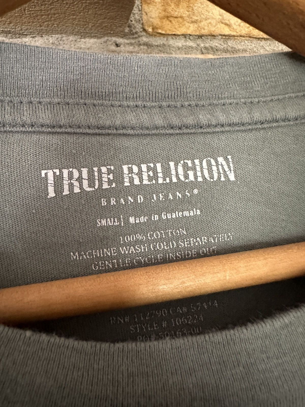 Japanese Brand True Religion Jeans Buddha Logo Graphic Tee Size US S / EU 44-46 / 1 - 6 Thumbnail