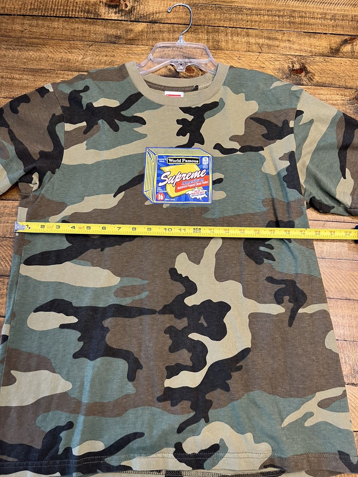 Supreme Supreme Camo American Cheese Shirt Size US M / EU 48-50 / 2 - 5 Thumbnail