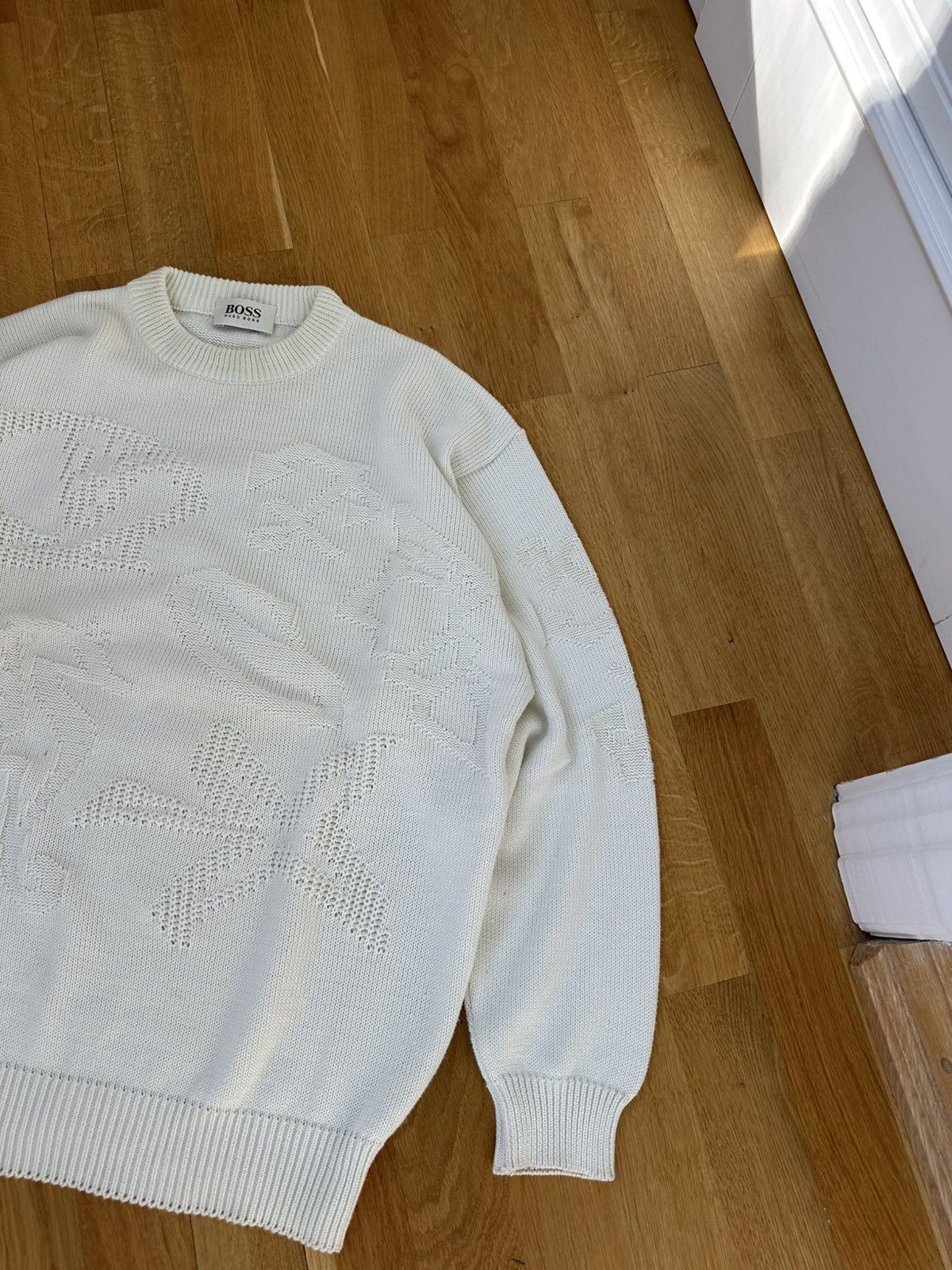 Hugo Boss West Germany 90’s Hugo Boss Sea Embroidered Sweater Knit Size US L / EU 52-54 / 3 - 5 Thumbnail